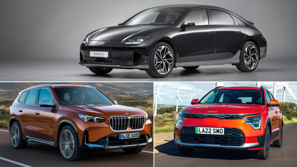 Hyundai Ionic 6, BMW X1 och Kia Niro gör upp om utmärkelsen Årets bil i världen.